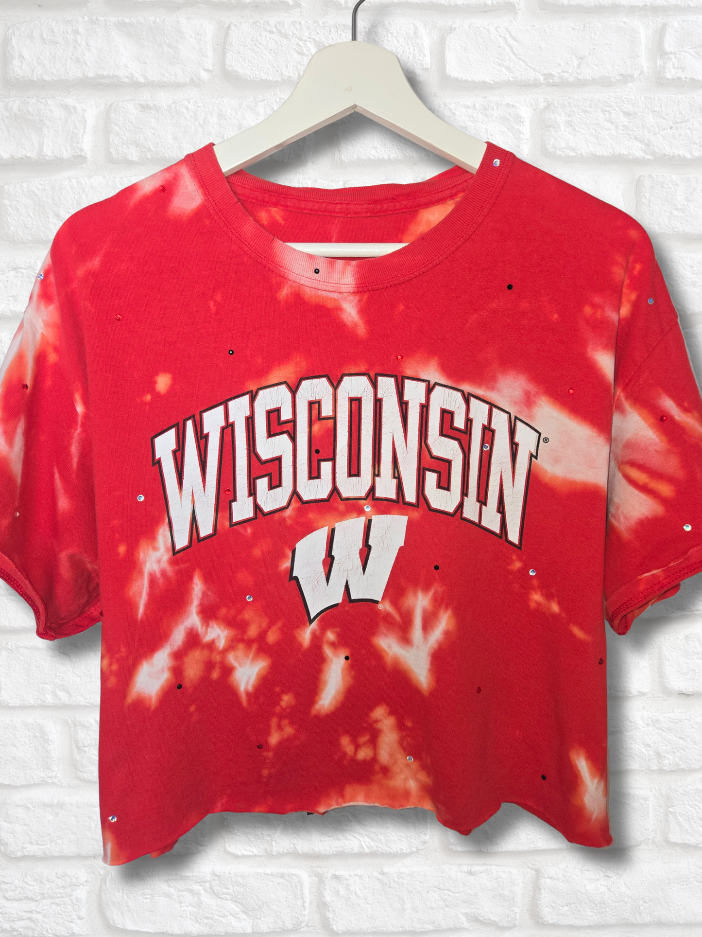 Wisconsin Badgers Crop Top- Large