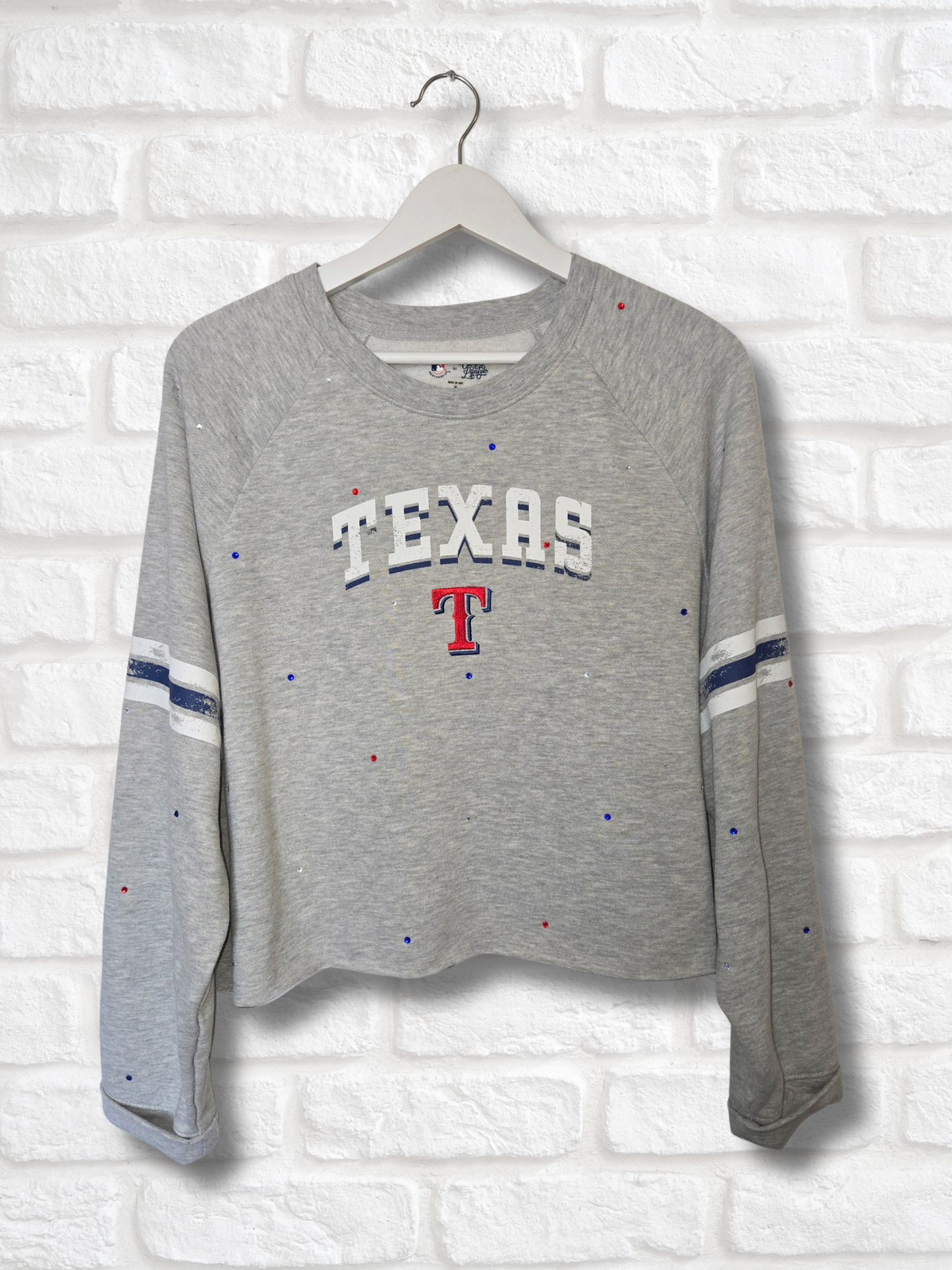Texas Rangers Crop Sweatshirt- XL