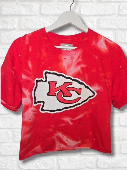 Kansas City Chiefs Crop Top- Large
