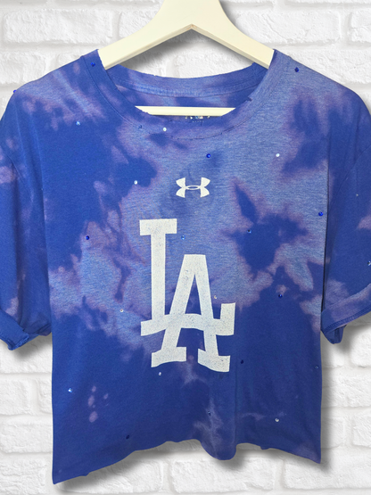 Los Angeles Dodgers Crop Top  - Large