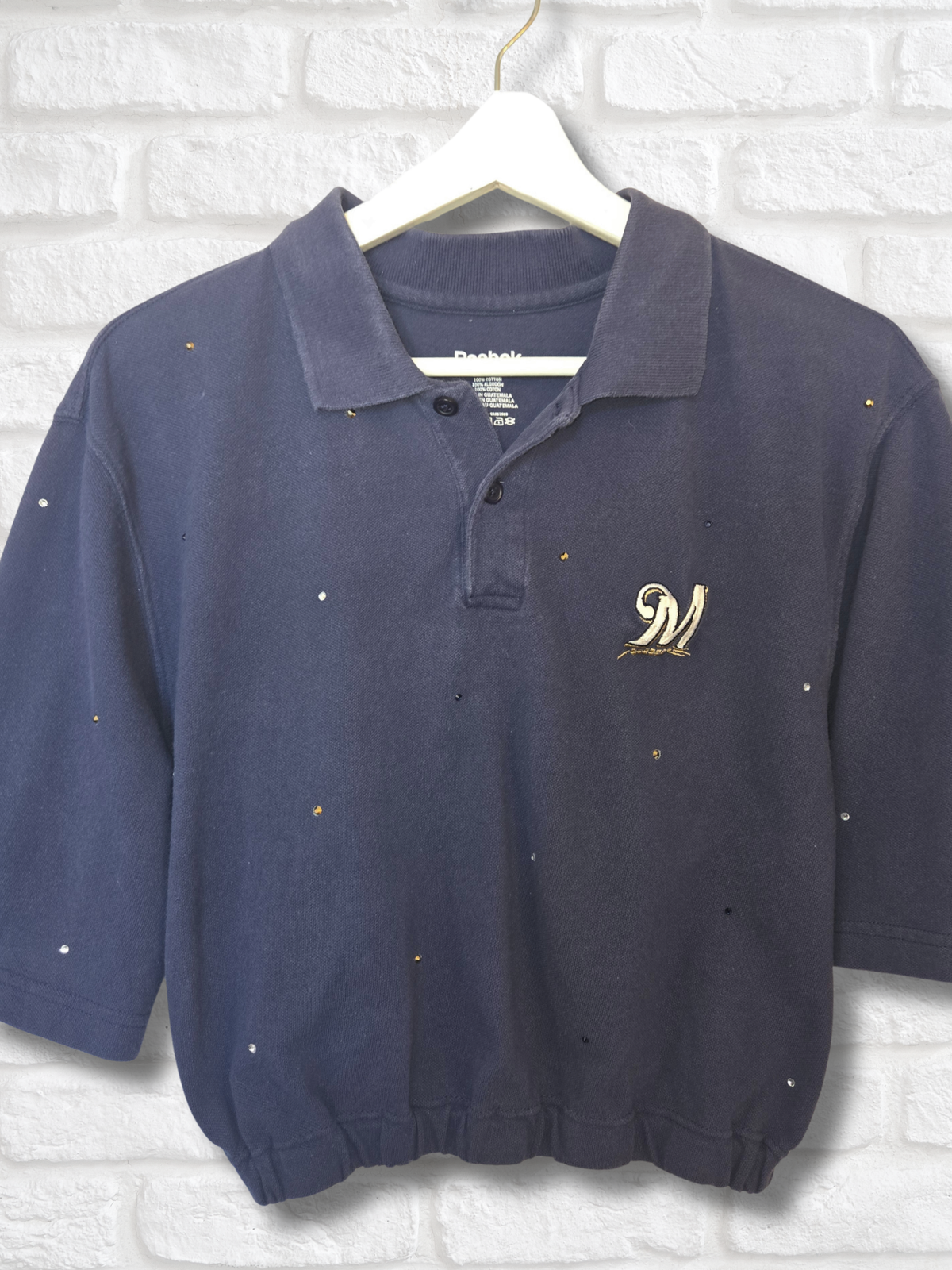 Milwaukee Brewers Crop Polo- Large