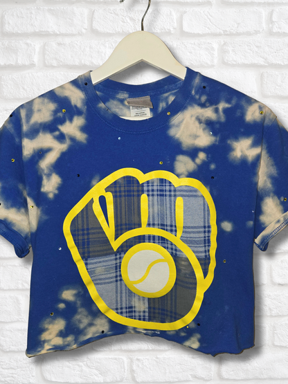 Milwaukee Brewers Crop Top- Medium