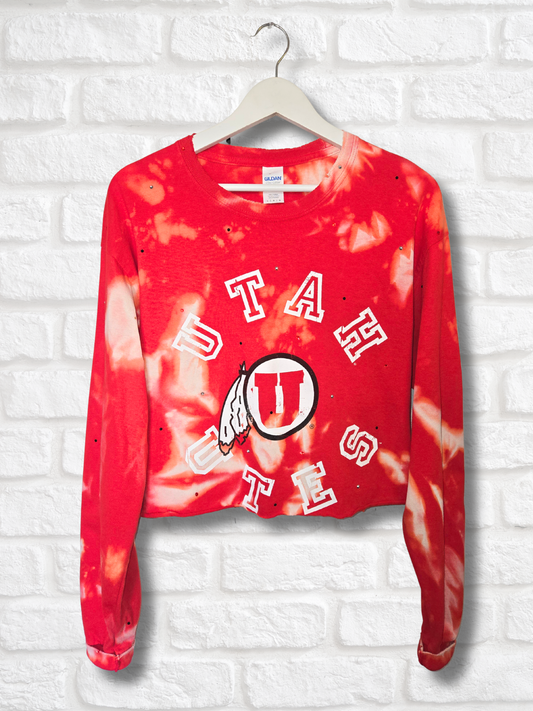 Utah Utes Crop Top- Large