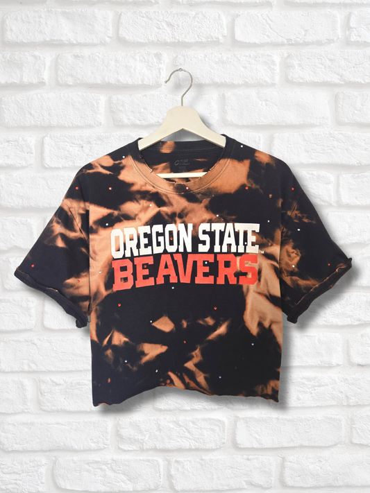 Oregon State Beavers Crop Top- XL