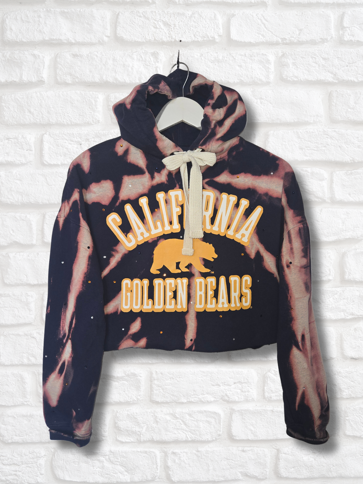 California Golden Bears Crop Hoodie-Small