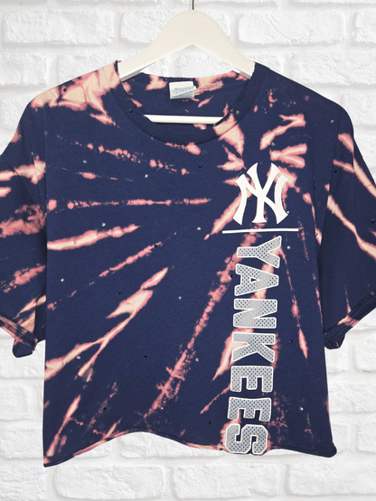 New York Yankees Crop Top- XL