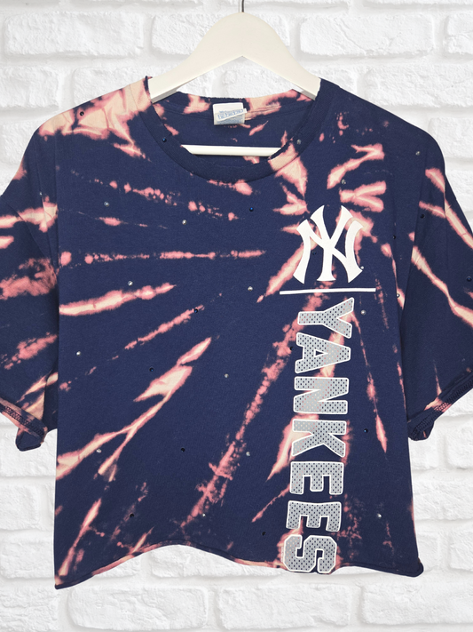 New York Yankees Crop Top- XL