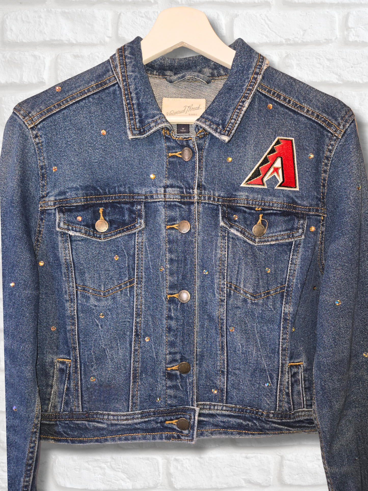 Arizona Diamondbacks Rhinestone Crop Jacket
