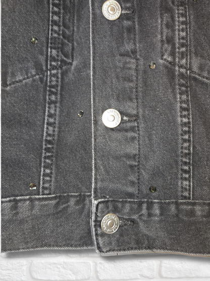 Cleveland Guardians Crop Denim Jacket