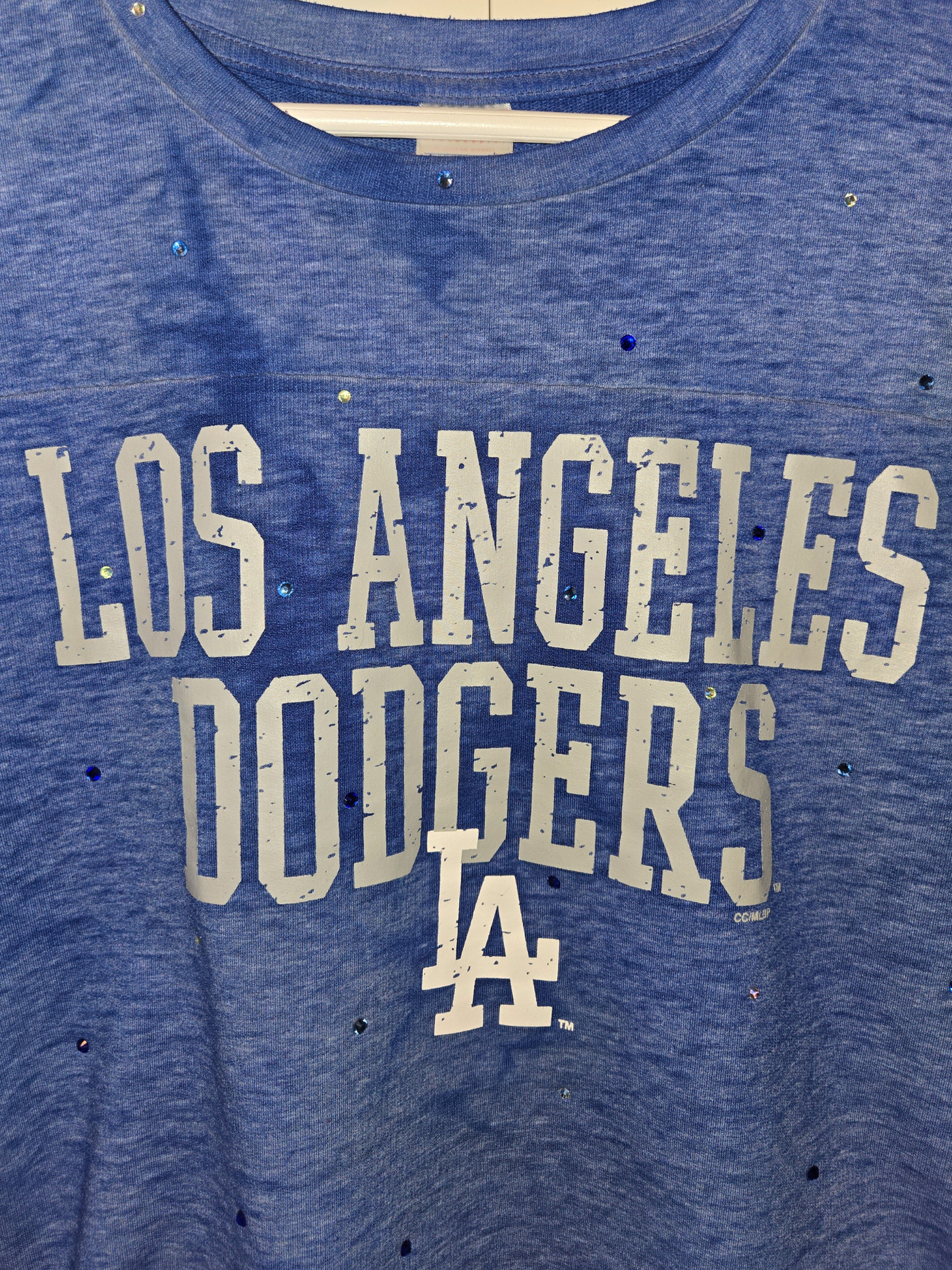Los Angeles Dodgers Crop Top  -Small