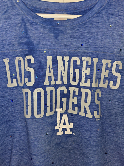 Los Angeles Dodgers Crop Top  -Small