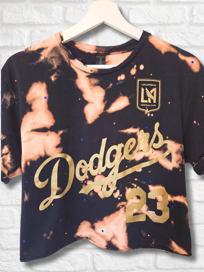 Los Angeles Dodgers Crop Top- Medium