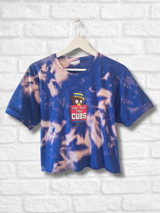 Chicago Cubs Crop Top- Large