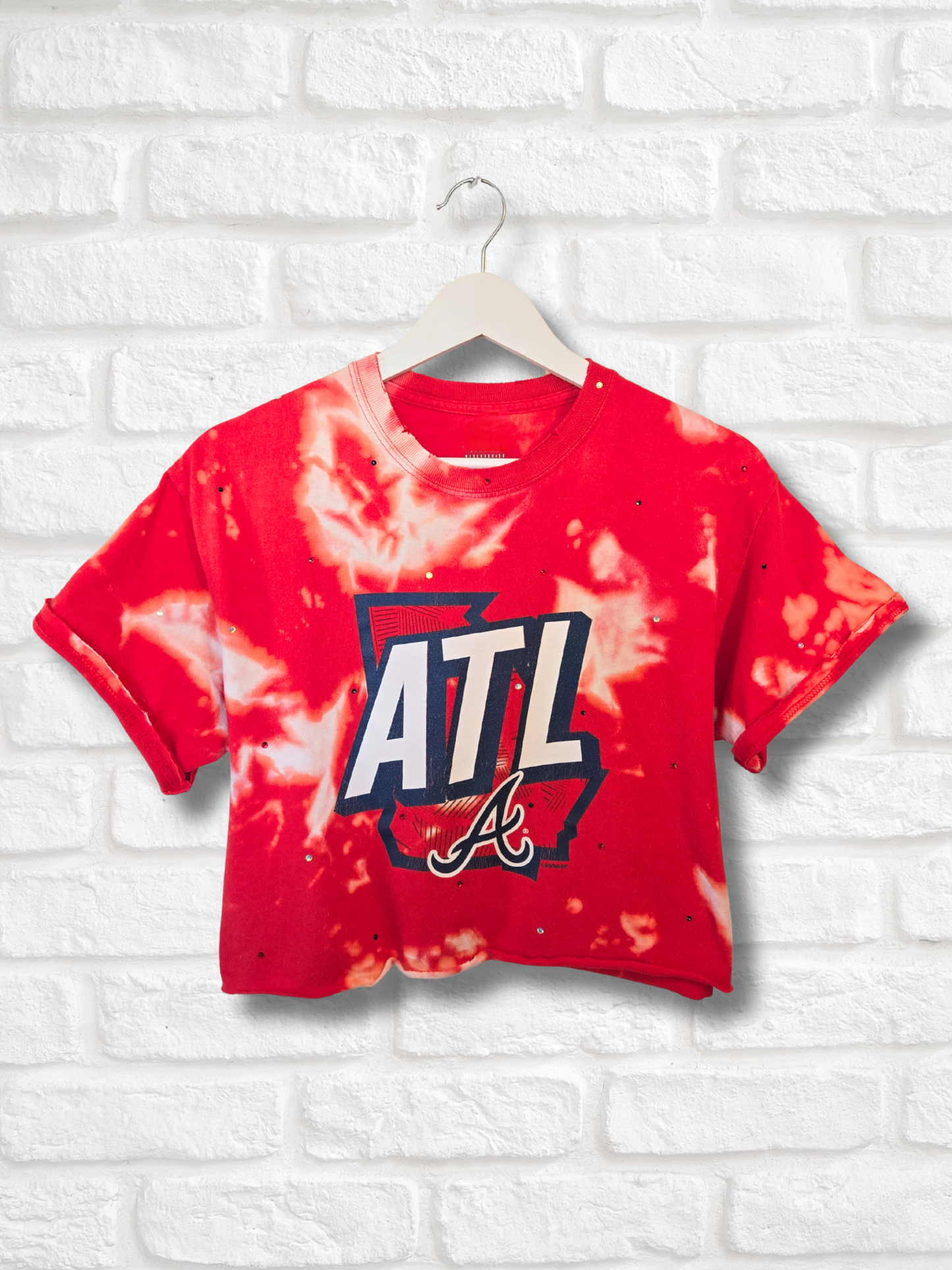 Atlanta Braves Crop Top -Medium