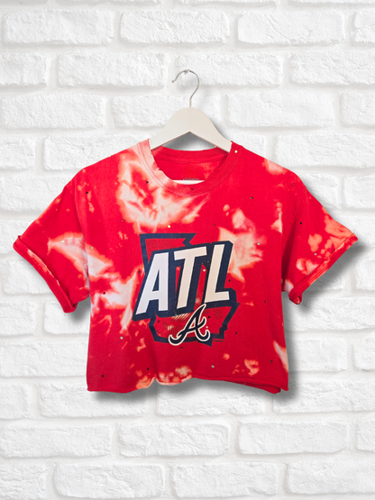 Atlanta Braves Crop Top -Medium
