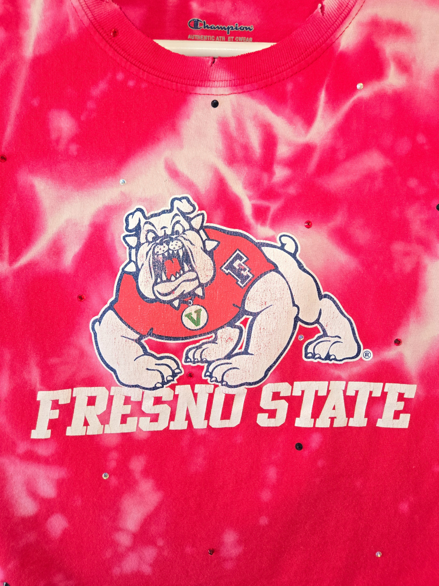 Fresno State Bulldogs Crop Top- Small