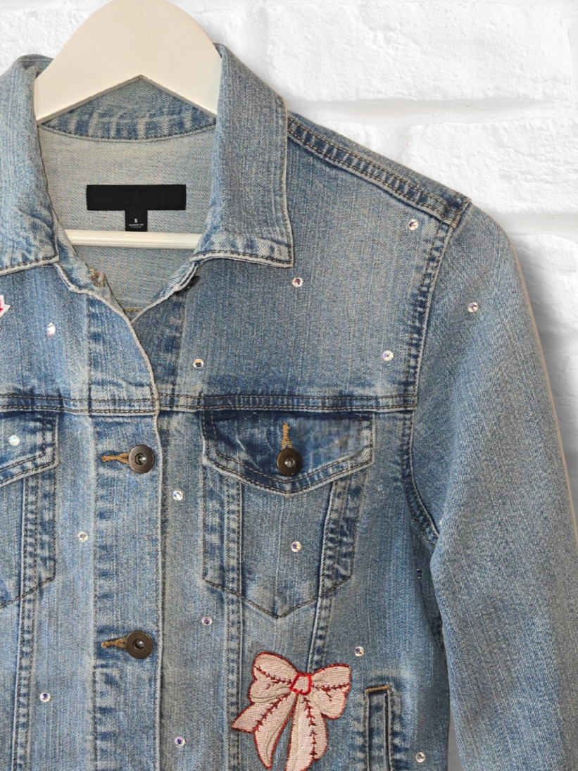 Los Angeles Dodgers Rhinestone Denim Jacket