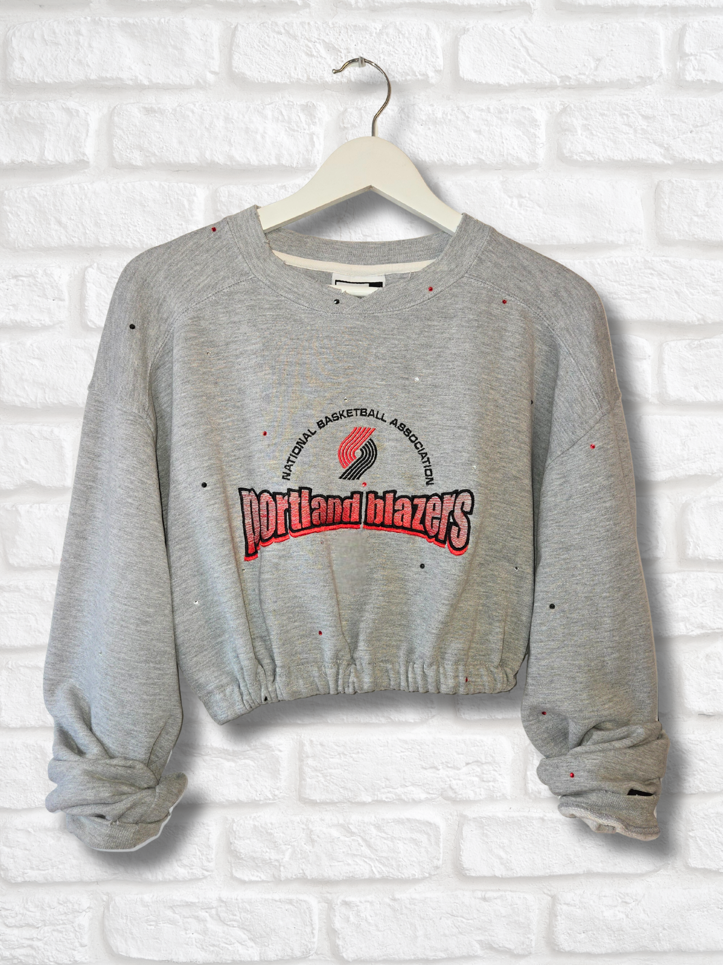 Portland Trail Blazers Crop Sweatshirt