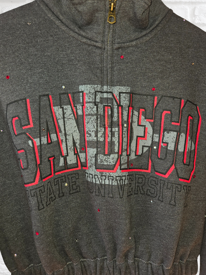 San Diego State Aztecs Crop Sweatshirt