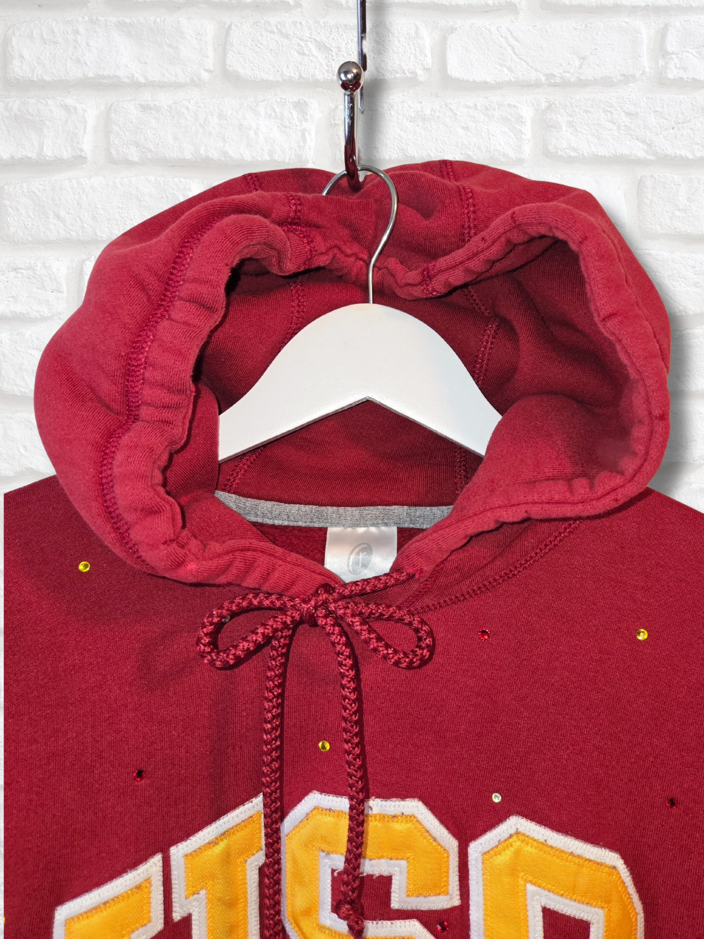 USC Trojans Crop Hoodie