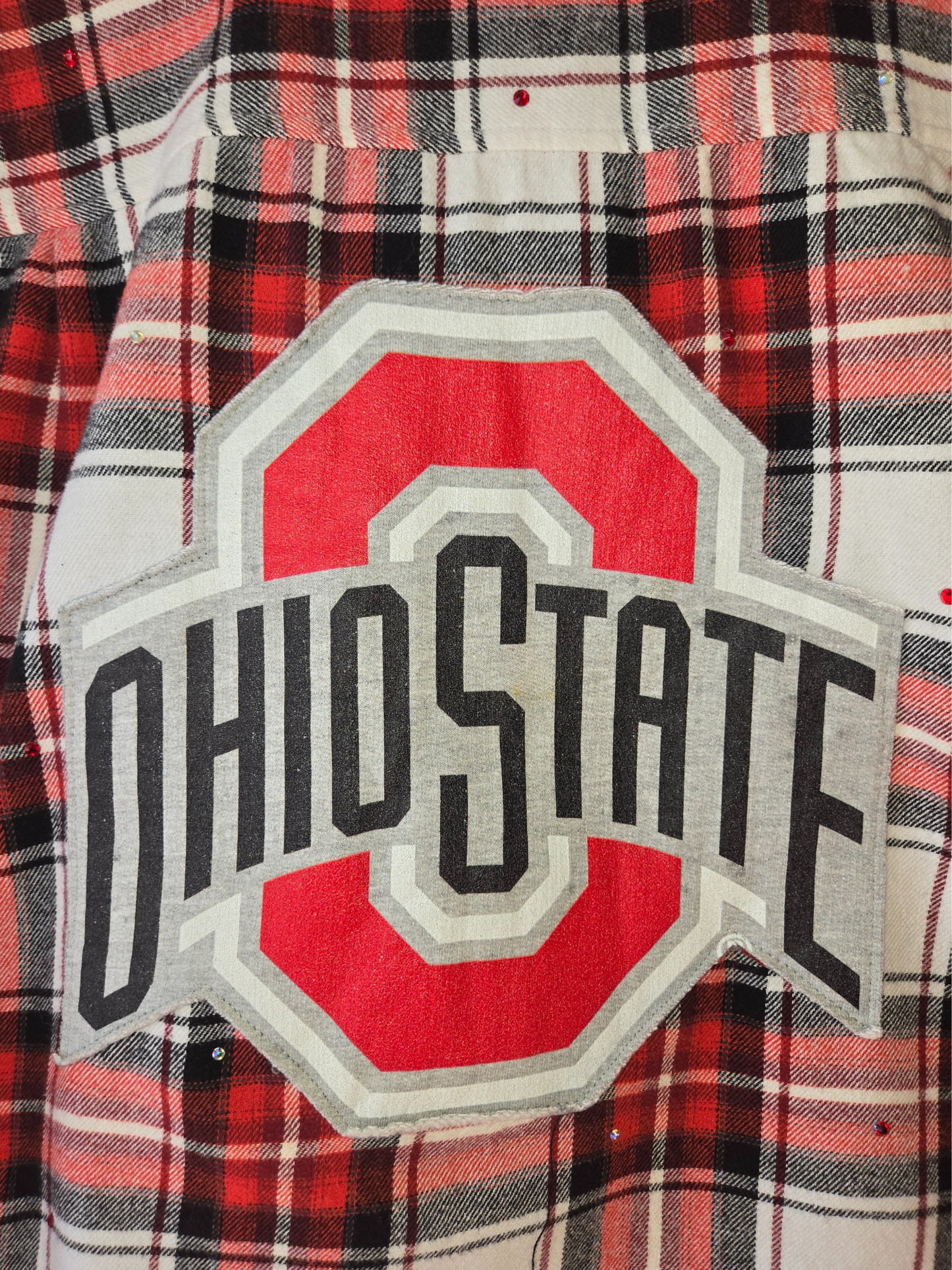 Ohio State Buckeyes Crop Flannel