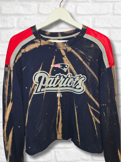 New England Patriots Crop Top