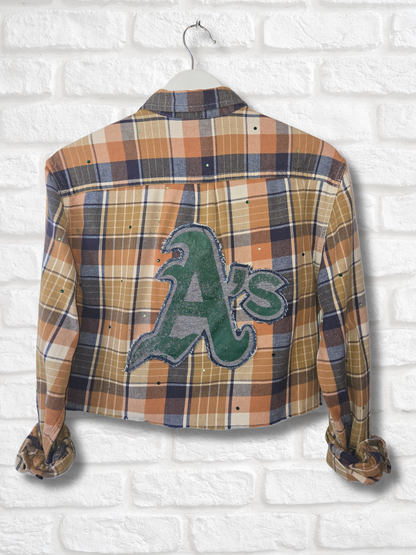 Athletics Crop Flannel