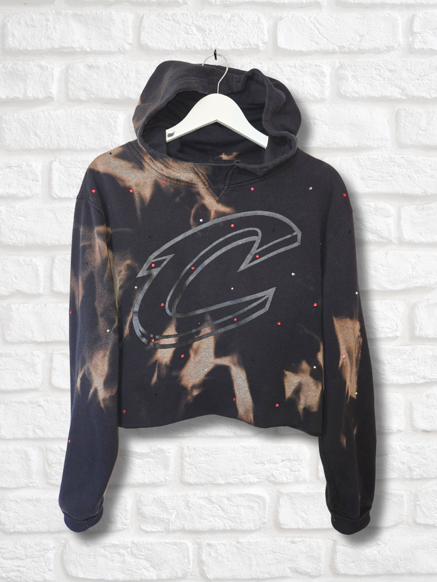 Cleveland Cavaliers Crop Hoodie - Large