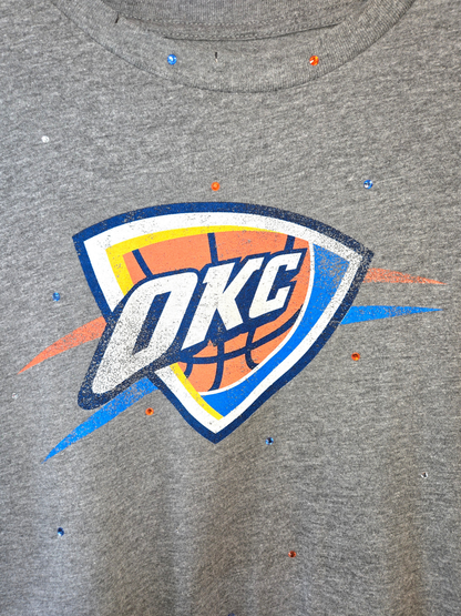 OKC Thunder Crop Top - XL
