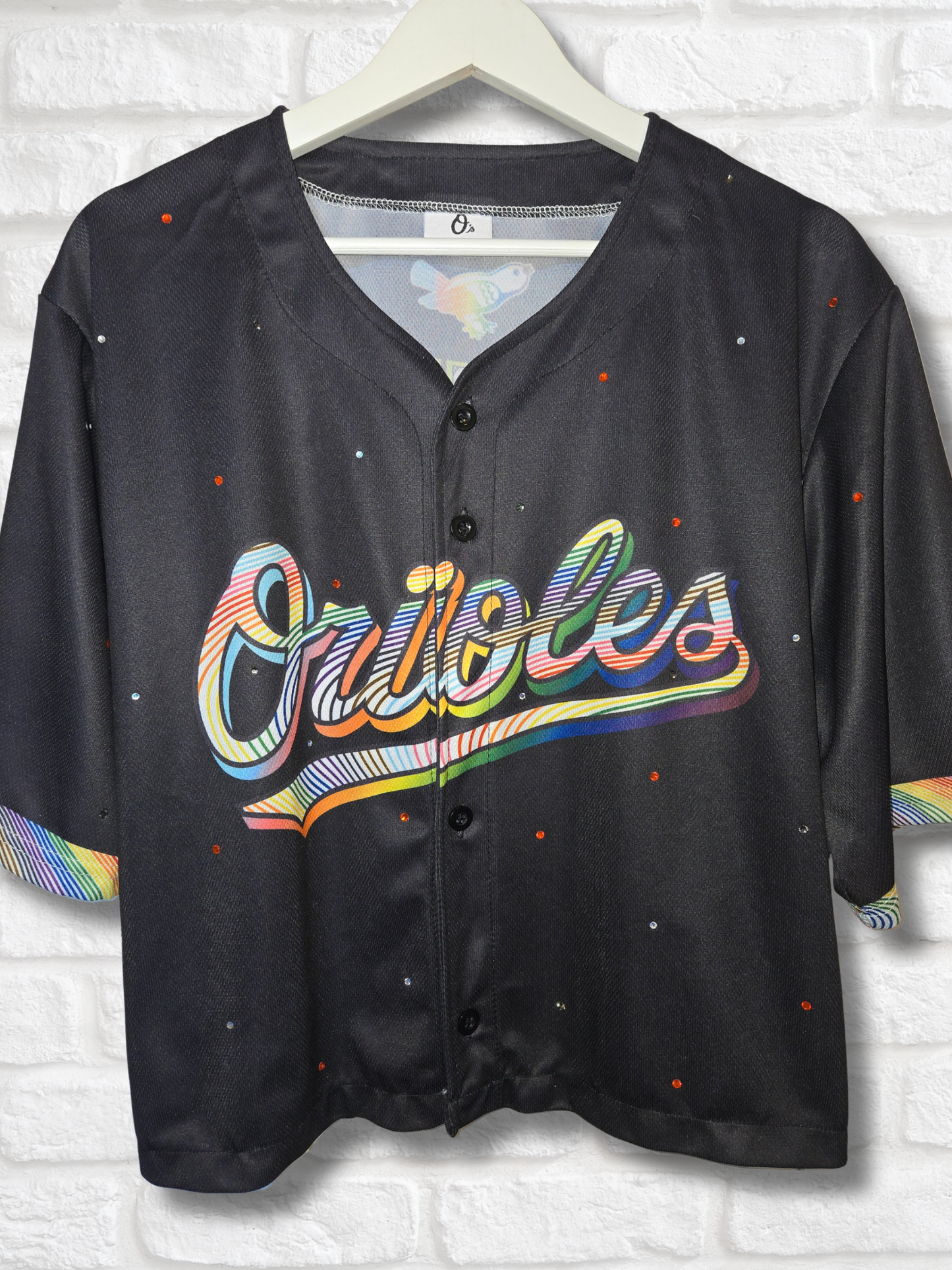 Baltimore Orioles Pride Crop Jersey - XL