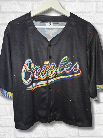 Baltimore Orioles Pride Crop Jersey - XL