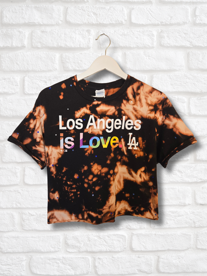 Los Angeles Dodgers Pride Crop Top - Large