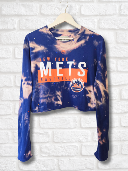 New York Mets Crop Top- Large