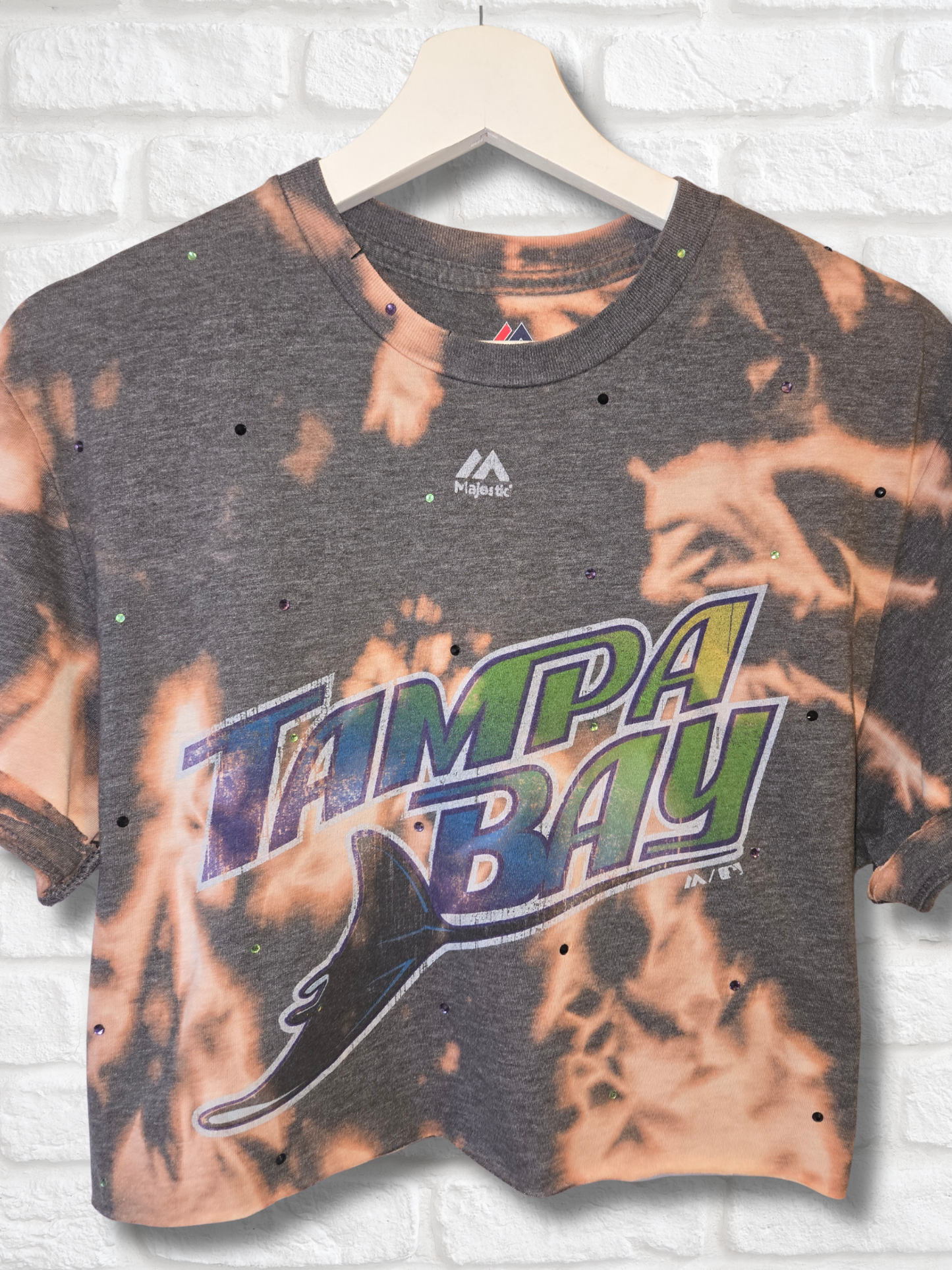Tampa Bay Rays Crop Top- Small