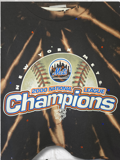 New York Mets Crop Top- Large