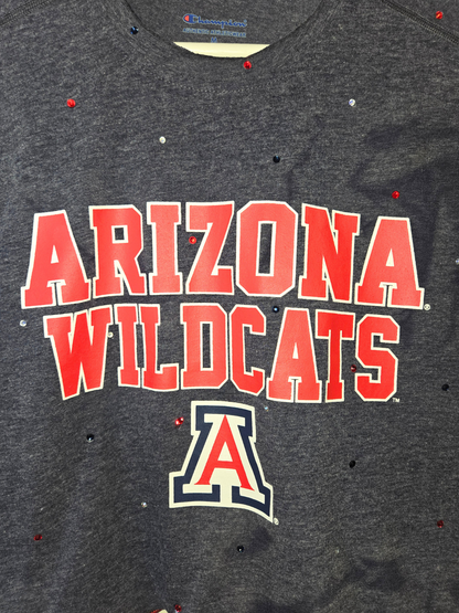 Arizona Wildcats Ruffle Crop Top - Medium