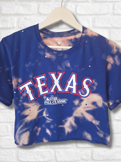 Texas Rangers Crop Top - Small