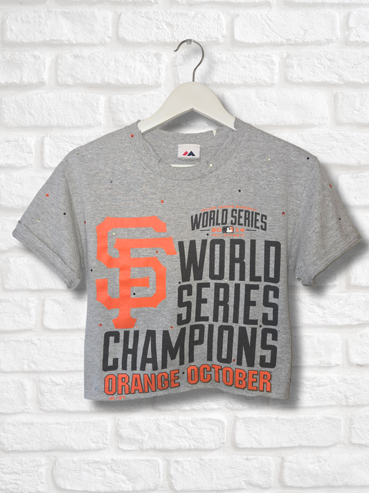 San Francisco Giants Crop Top- Small
