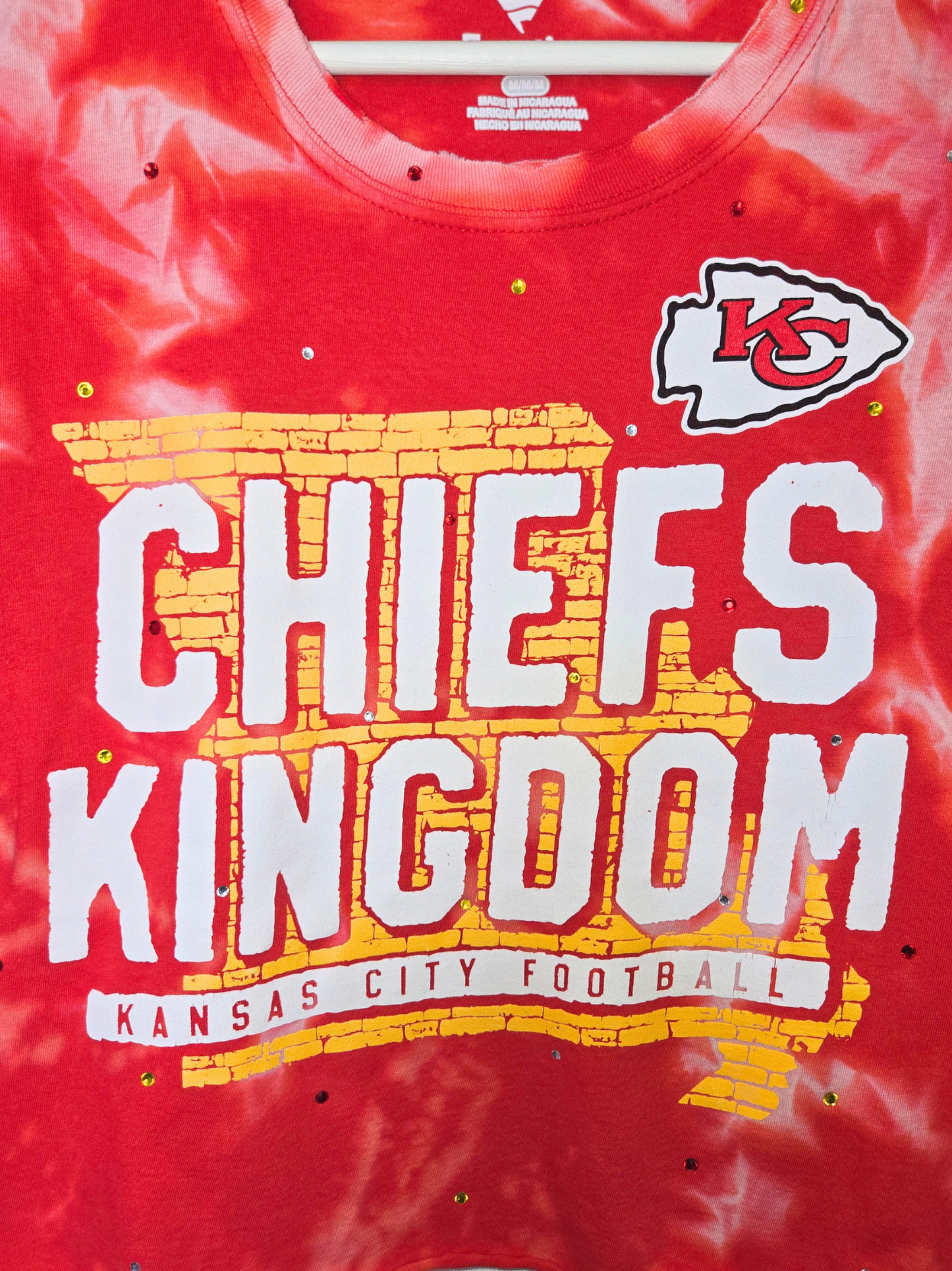 Kansas City Chiefs Crop Top- Medium