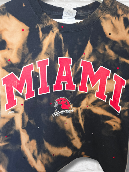 Miami RedHawks Crop Top- Large