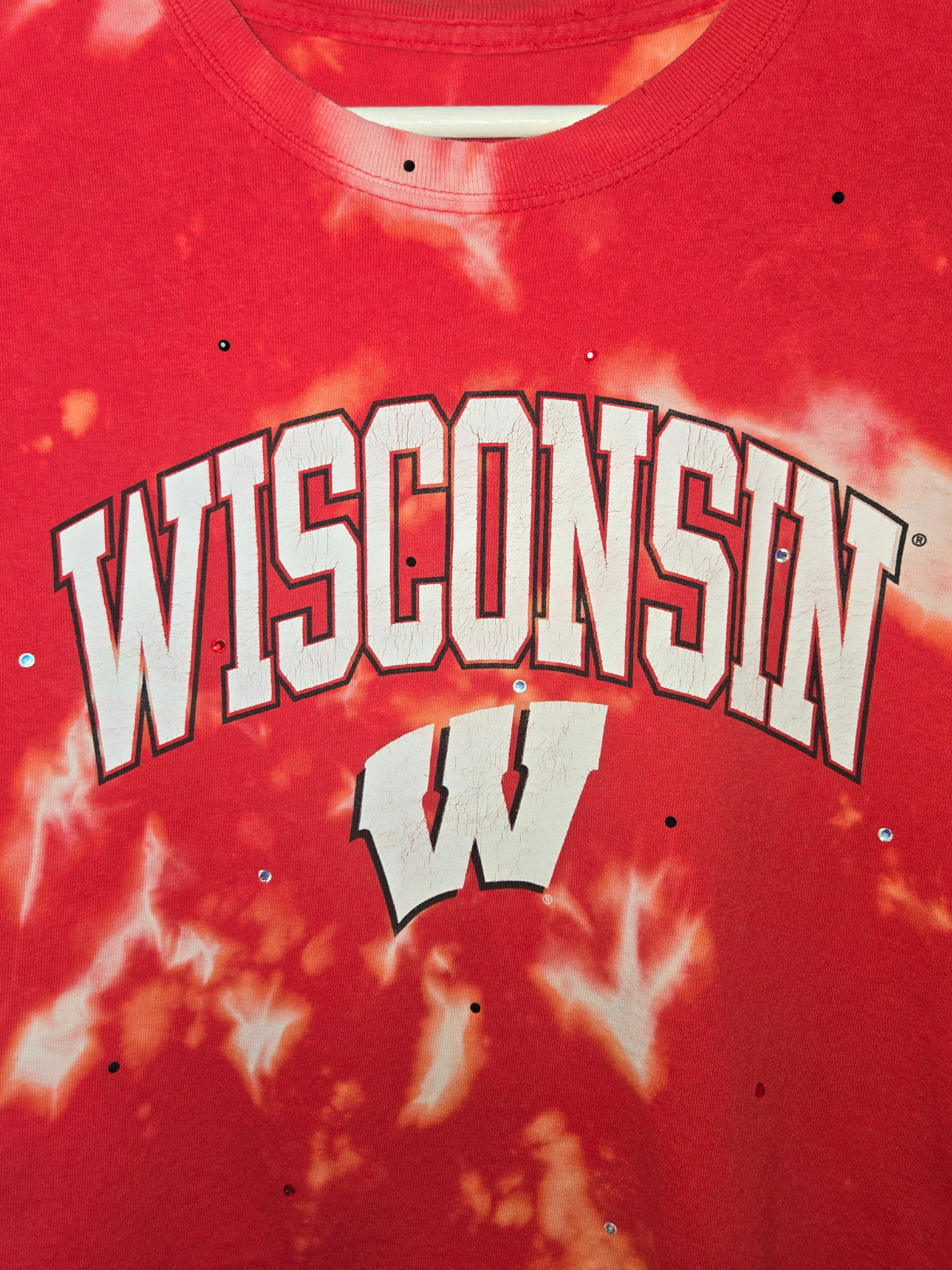 Wisconsin Badgers Crop Top- Large