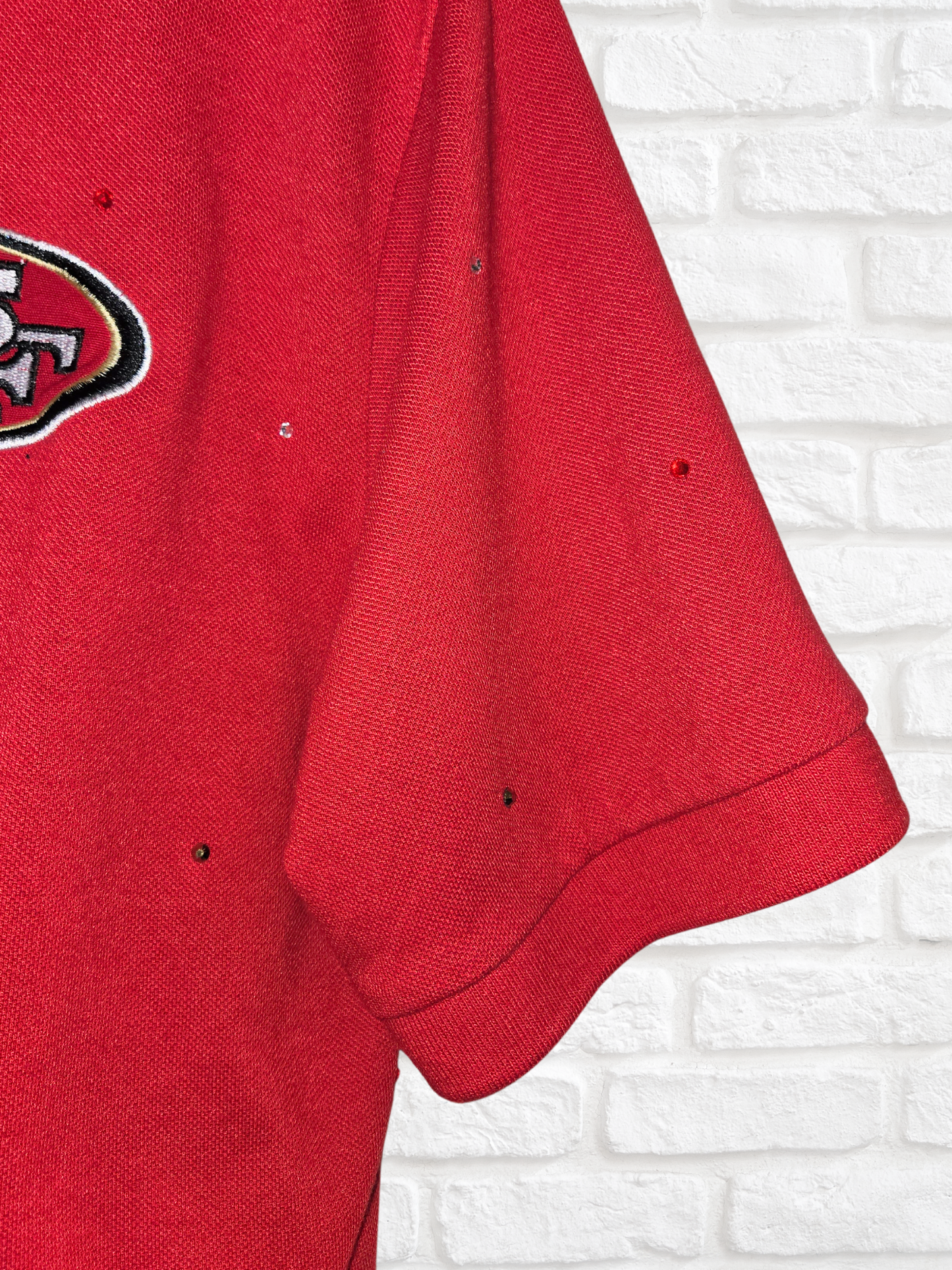 San Francisco 49ers Crop Polo- Large