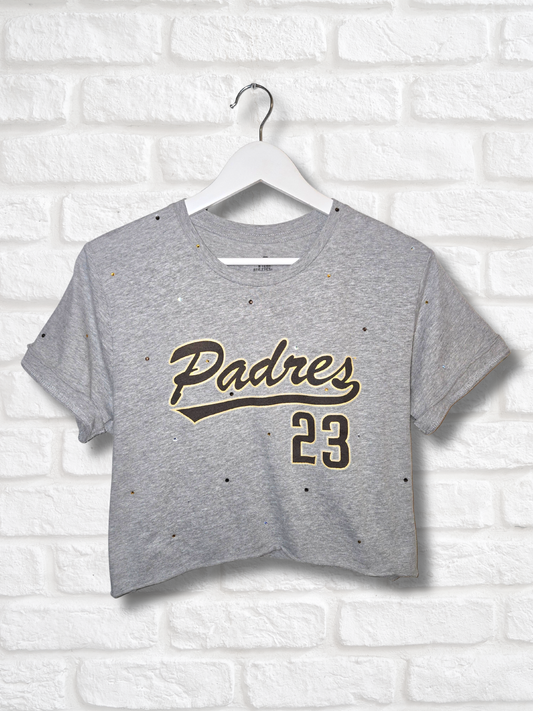San Diego Padres Crop Top- Small