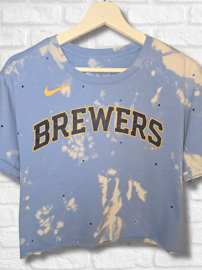 Milwaukee Brewers Crop Top- Medium
