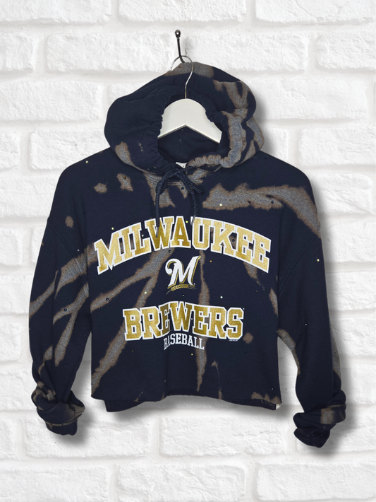 Milwaukee Brewers Crop Hoodie