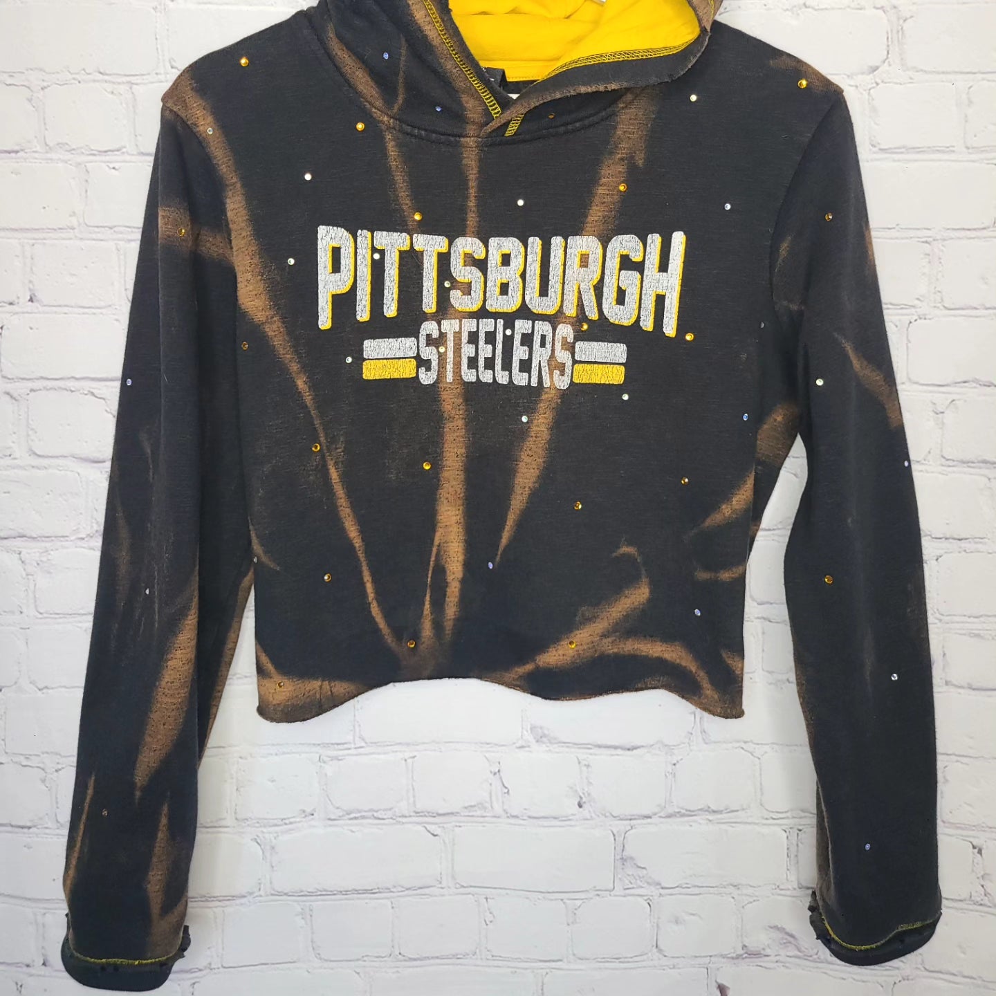 Pittsburgh Steelers Crop Hoodie