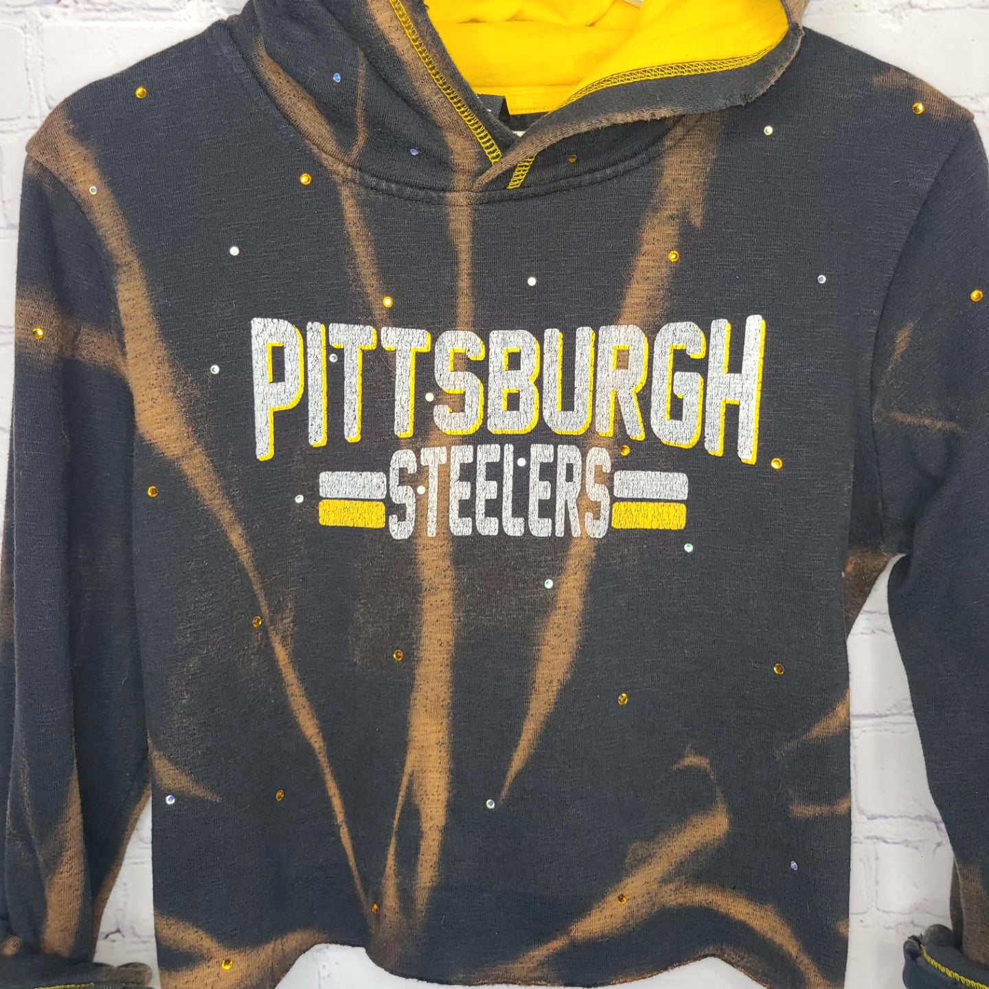 Pittsburgh Steelers Crop Hoodie