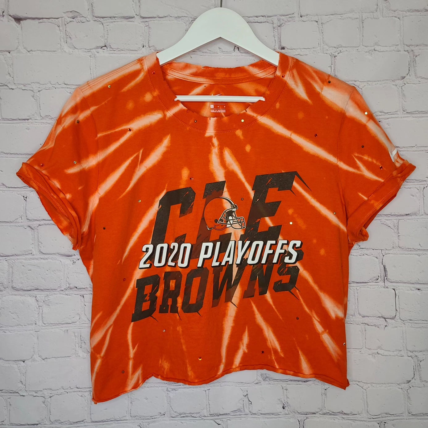 Cleveland Browns Crop Tee