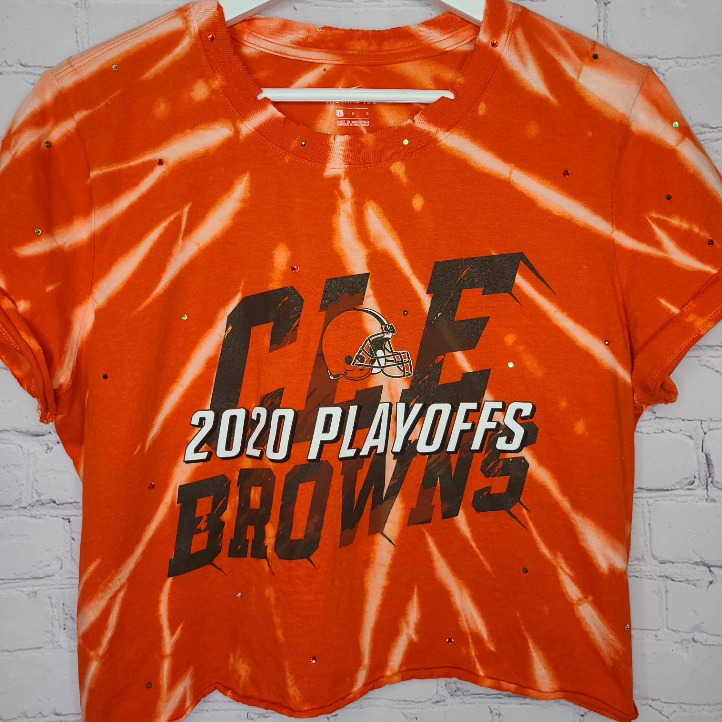 Cleveland Browns Crop Tee