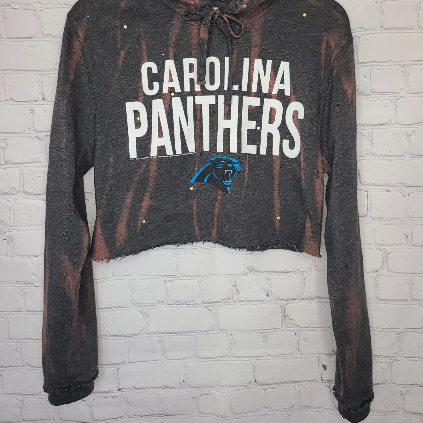 Carolina Panthers Crop Hoodie